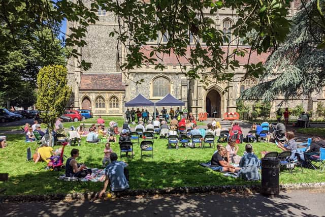 St Mary's Churchyard in Fratton