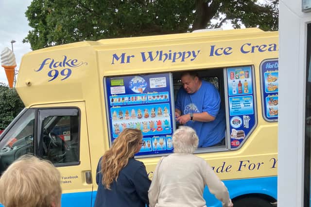 The ice cream van