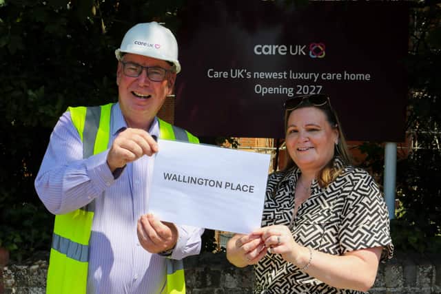 Mel Preston-Green took part in a contest to come up with a name for the new multi-million-pound Care UK home on Wallington Hill