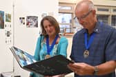 Mayor of Fareham, Councillor Mrs Tina Ellis, and the Mayor’s Consort Councillor Robert Ellis