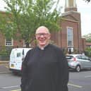 The Rev Hugo Deadman at St Michael's Church, Paulsgrove
