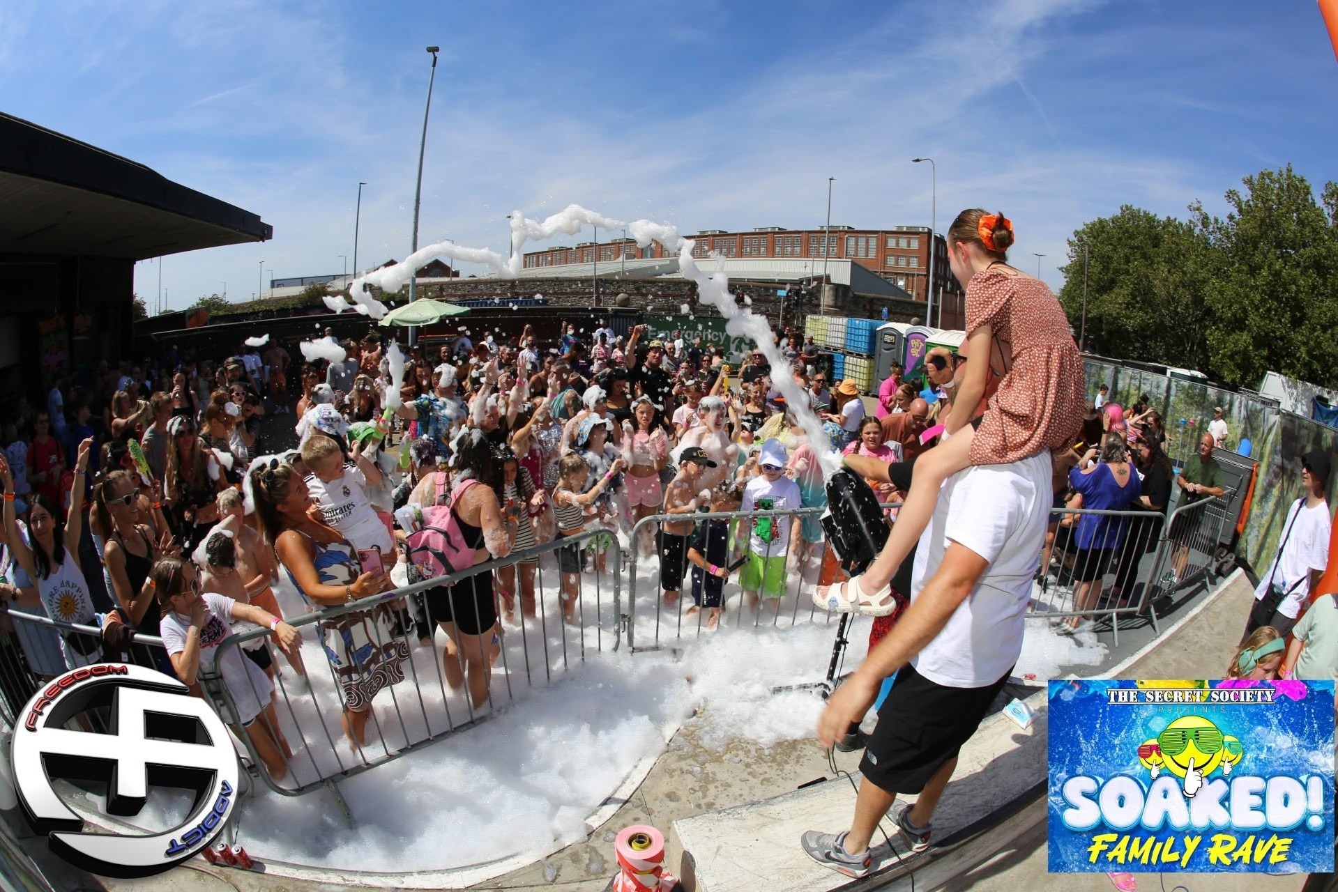 Hundreds Soaked, smiling and dancing at Portsmouth's wildest family rave