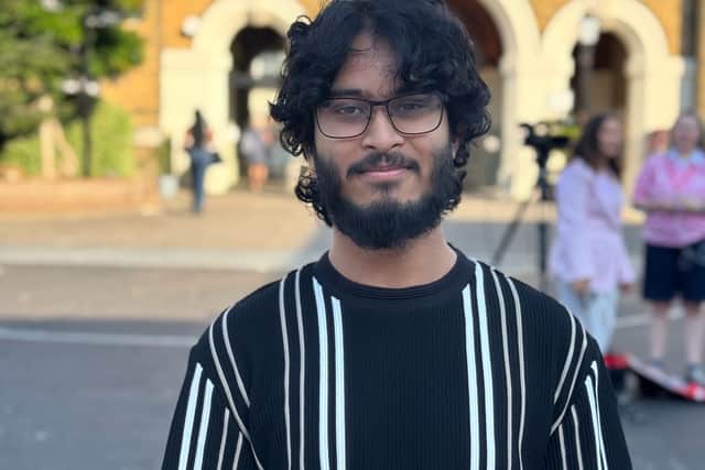 Aryan who will be going on to study Medicine at King's College London