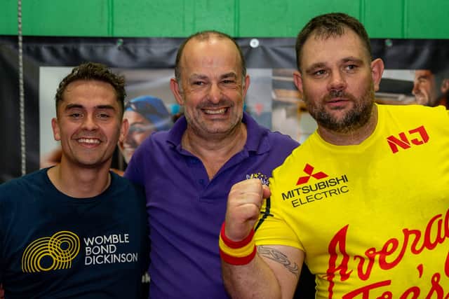 Andy Partidge, David Fawcett. Neil Johnson (l to r) at the event