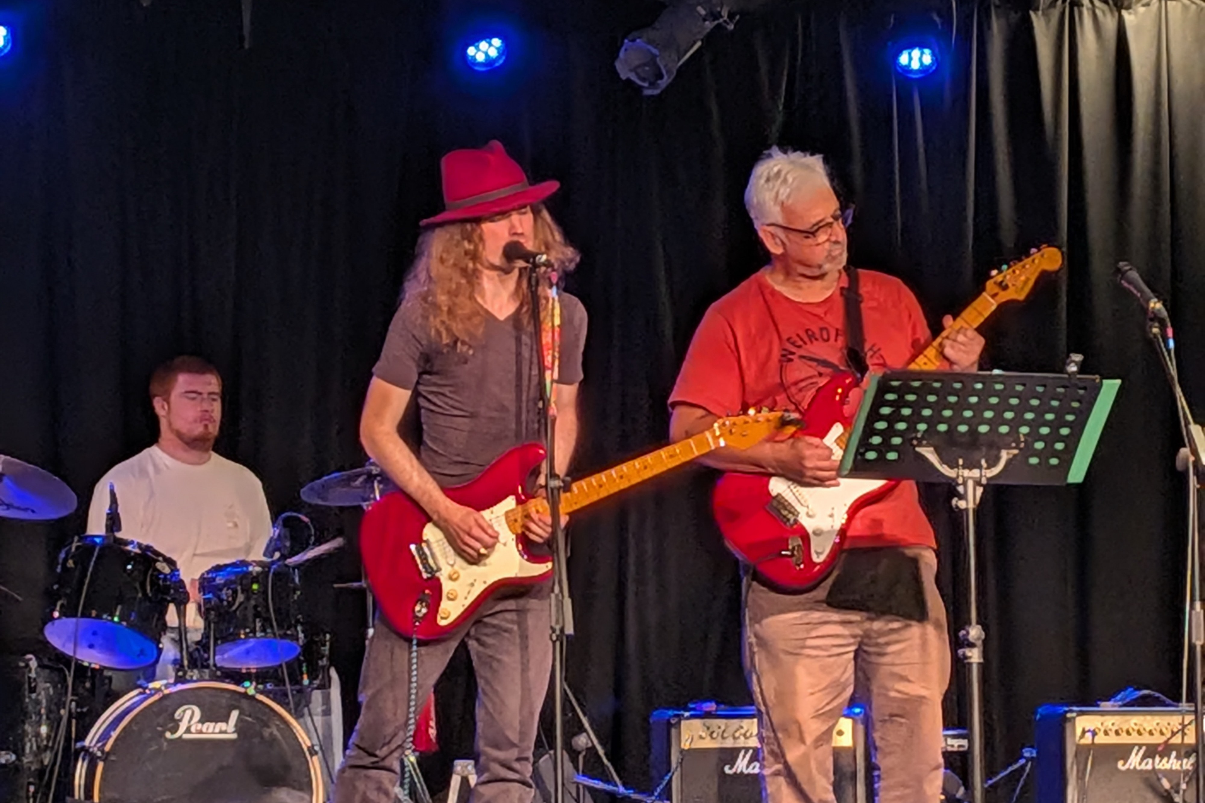 Jamming the blues at The Lens, Portsmouth Guildhall