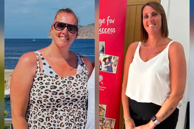 When Rachel Holmes looked in the mirror in July 2023, she didn’t like what she saw. She didn’t feel comfortable in her clothes, struggled with snacking and bingeing, and knew that something had to change.