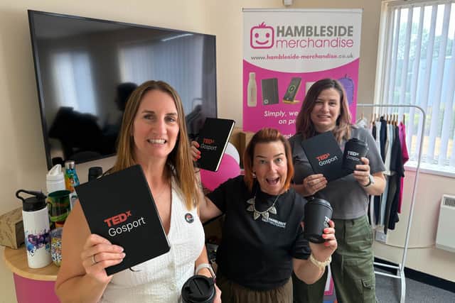 Left to right: Suzie Munday, Clare Welch and Natalie Prior of Hambleside Merchandise