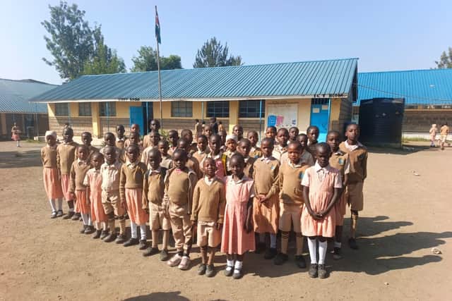 Pupils at St Trizah, Kenya