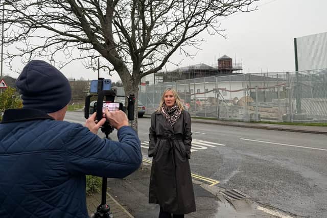 Dame Caroline Dinenage at Haslar Immigration Removal Centre