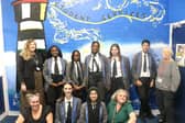 The students, staff and artists who helped bring the design to life