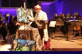 James Mayhew illustrates as the Orchestra plays