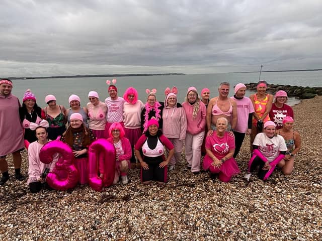 Colleagues from local Asdas were joined by family and community to mark 30 years of Tickled Pink