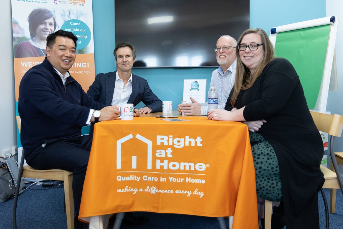 Havant MP Alan Mak congratulates homecare company workers who secured roles thanks to his Jobs Fair