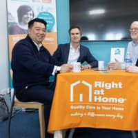 Havant MP Alan Mak congratulates homecare company workers who secured roles thanks to his Jobs Fair