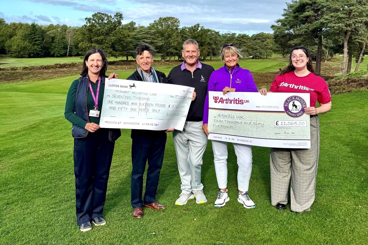 Blackmoor Golf Club Members Raise £28,181.51 for Charity