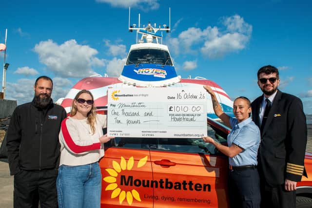 Hovertravel abseil raises funds for Mountbatten