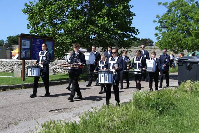 Supporting The Portchester Garla - Portchester Castle.