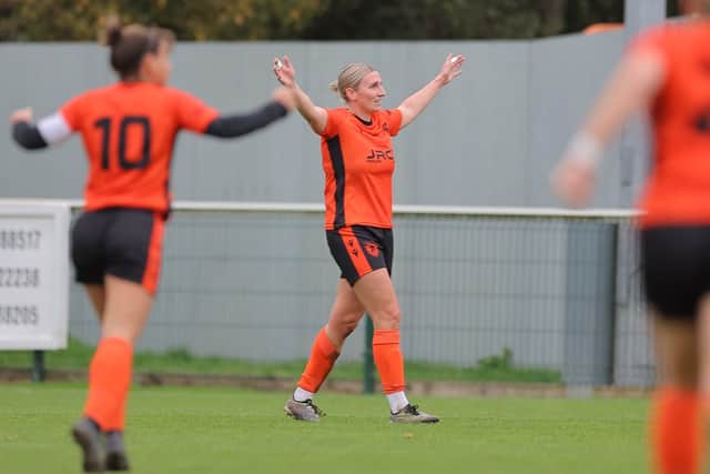 AFC Portchester celebrations during AFC Portchester 4-0 vs Bournemouth Sports