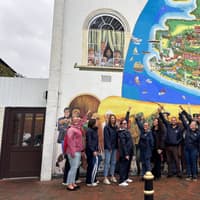Tall Ships Youth Trust celebrates 70 years with spot on Portsmouth's iconic city mural map