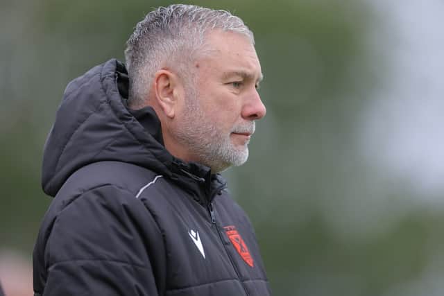 AFC Portchester Manager, Mark Dugan