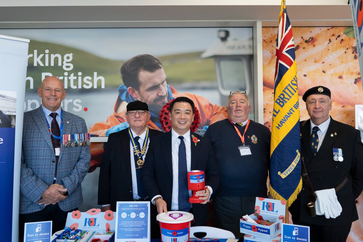Local MP Alan Mak launches 2026 Royal British Legion Poppy Appeal in Havant
