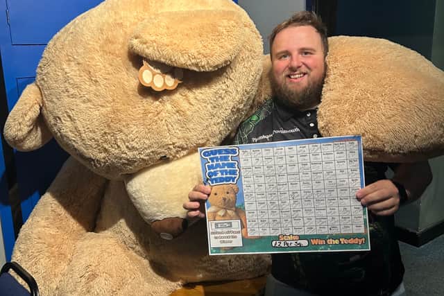 Plumbase Employee Won The Giant Bear 