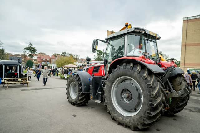 Tractor Displays at Fontwell Racecourse