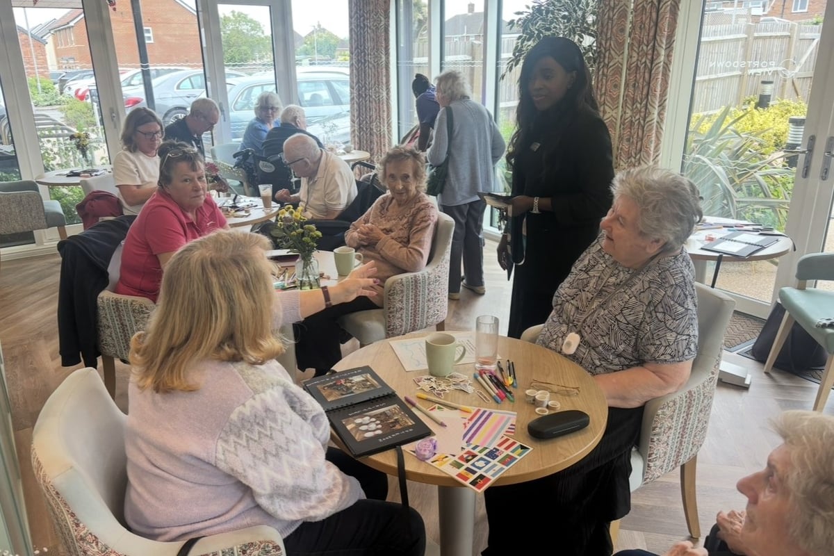 Bedhampton care home helps residents with dementia tell their life stories through personalised scrapbooks