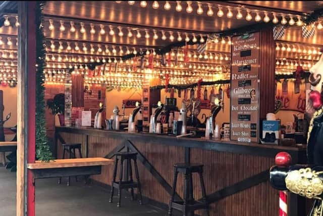 Take a break from the Christmas rush in the market's cosy bar. Picture: Portsmouth Christmas Market
