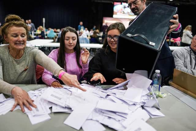 Turnout was down across the UK compared to the previous election (Getty Images)