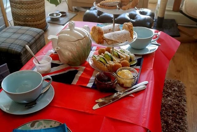 Emma Corrick shared a photo of her afternoon tea.