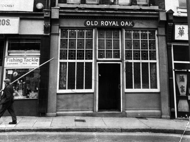 The Old Royal Oak on Kirkgate. The landlady struggled with three raiders one of whom was armed.