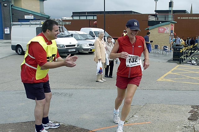 Vanessa Leyland gets the approval of the marshal in 2006