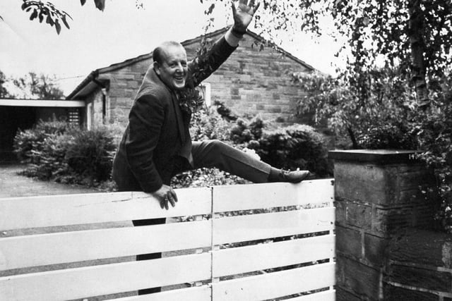 This is long serving former Labour MP for Normanton Albert Roberts who boasted he could jump a five bar gate. When your YEP challenged him at his Oulton home he declined as he was nursing a heavy cold.