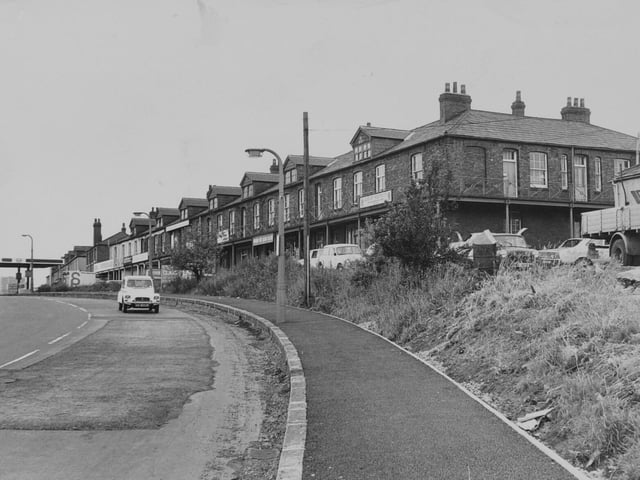 The old army barracks on Barrack Hill.