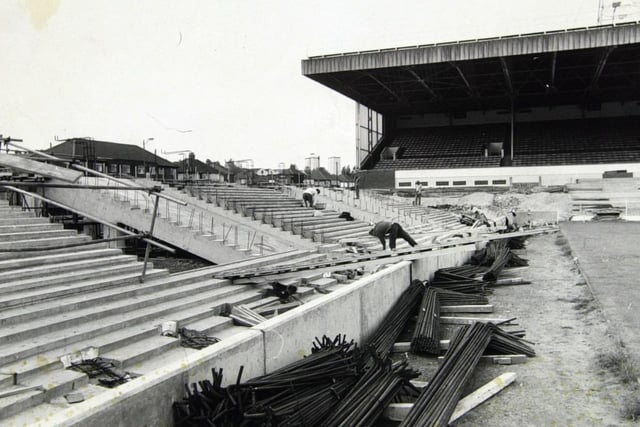 The end of an era as the Scratching Shed was pulled down at Elland Road.