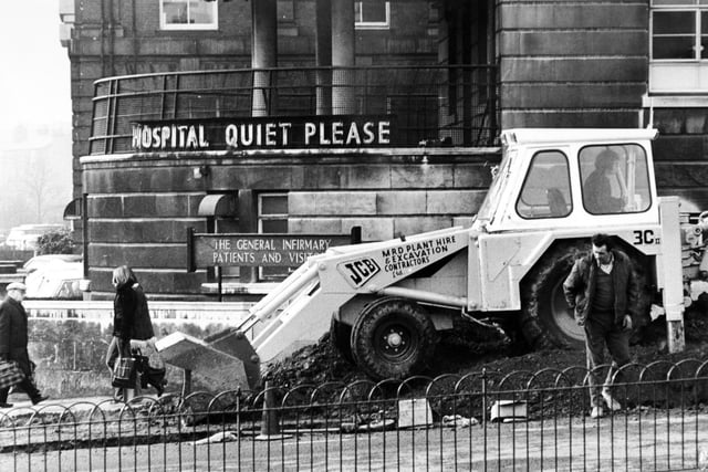 Patients at Leeds General Infirmary were not best pleased with the noise.