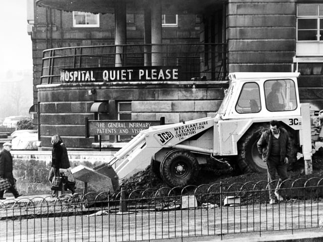 Patients at Leeds General Infirmary were not best pleased with the noise.
