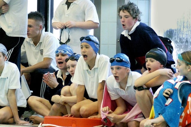 Secondary Schools Year 8 and 9 swimmimg gala in 2006.
