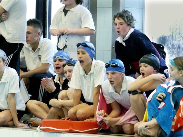 Secondary Schools Year 8 and 9 swimmimg gala in 2006.