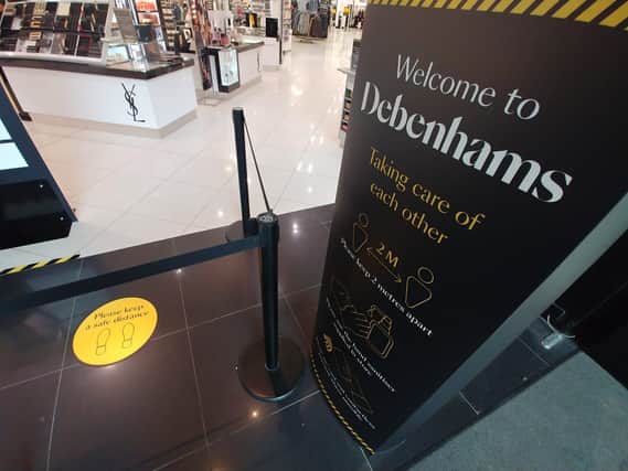 First look inside Blackpool's Debenhams store as shops across the town reopen for business