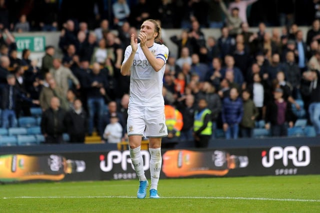 Taken off for Gjanni Alioski two minutes after the hour in last Sunday's defeat at Fulham but will surely start at right back. Has netted three goals in his last six games. Picture by Simon Hulme.