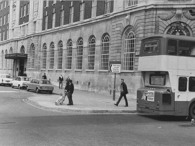 This stretch of pavement at the junction of Cookridge Street and The Headrow was extended.