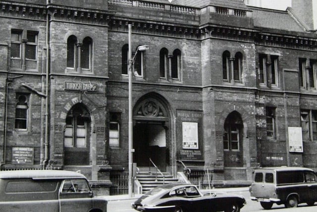 The entrance to the Cookridge Street Baths which were also known as Oriental and General Baths.