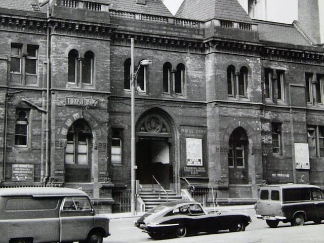 The entrance to the Cookridge Street Baths which were also known as Oriental and General Baths.