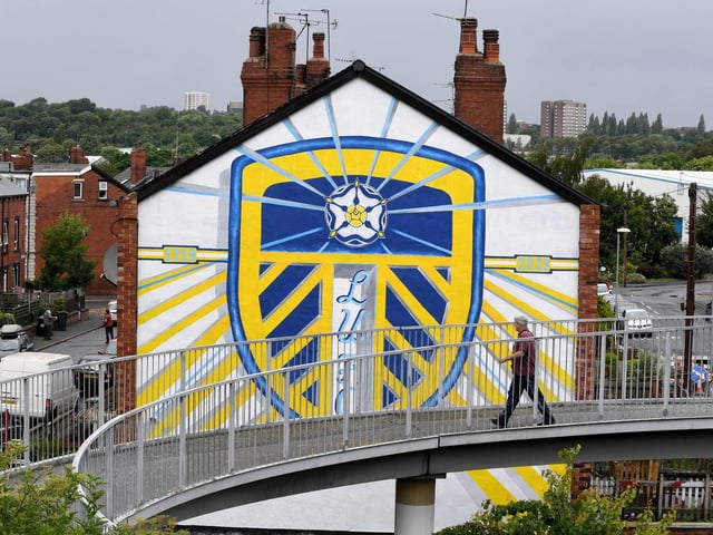 With the game being played behind-closed-doors, the streets around Elland Road had an unfamiliar empty look before the game.