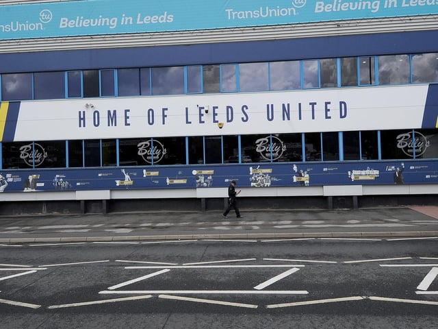 Outside the South Stand just minutes before kick-off, a place that would usually be buzzing with supporters.