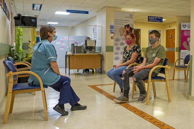 On the department floor it was almost eerily quiet, with the hospital much less busy than usual