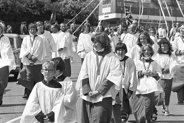 Up Holland Parish Church walks in 1976