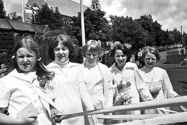 St Catharine's Church walks Scholes in 1976